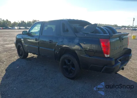 2002 Chevrolet Avalanche 1500 from USA, damaged, VIN 3GNEC13T82G103598